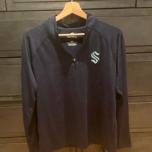 Seattle Kraken 1/4 Zip Athletic Shirt